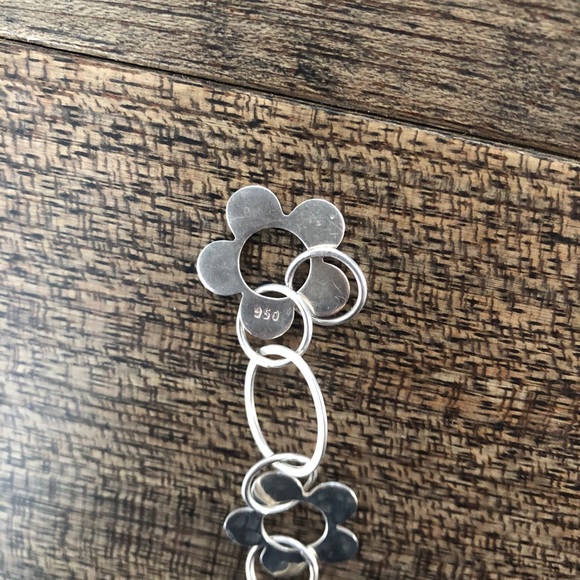 Peruvian 950 silver bracelet - Picture 3 of 4